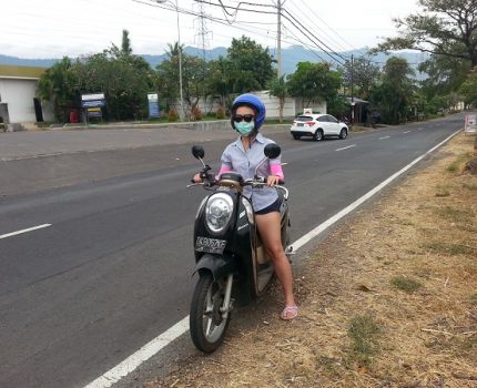 Bali in scooter